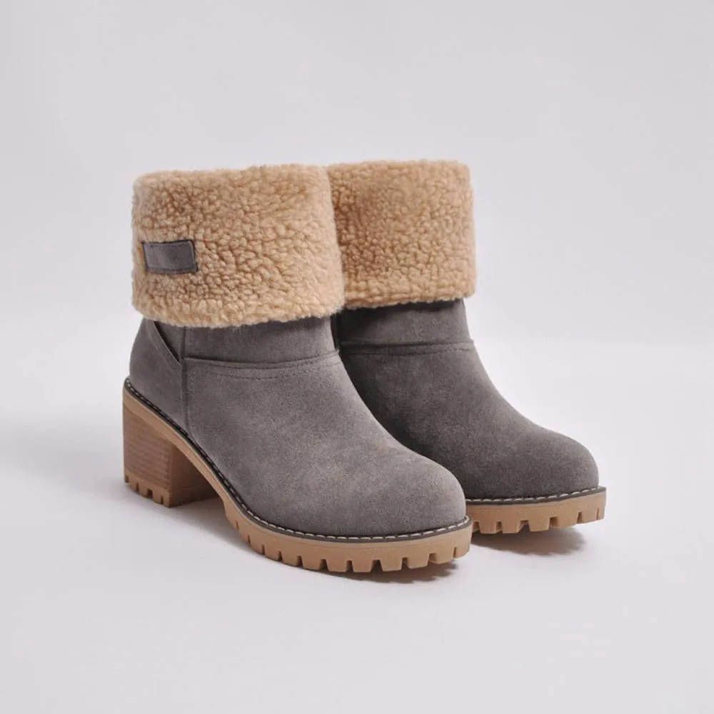 Winter Fur Warm Snow Boots