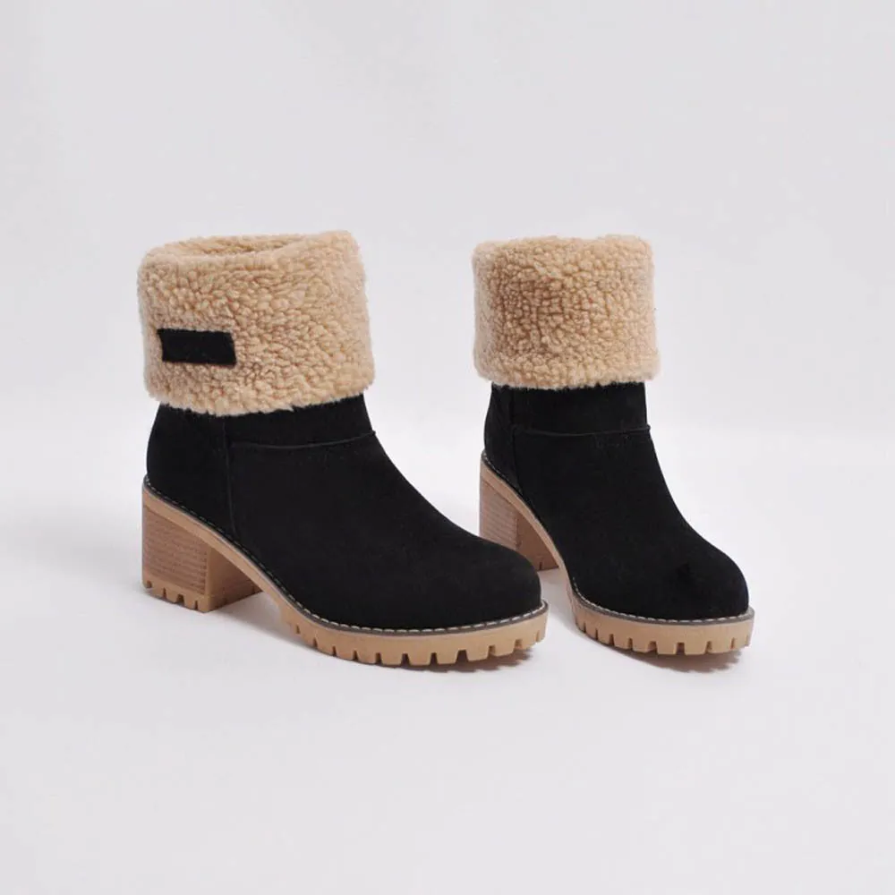 Winter Fur Warm Snow Boots