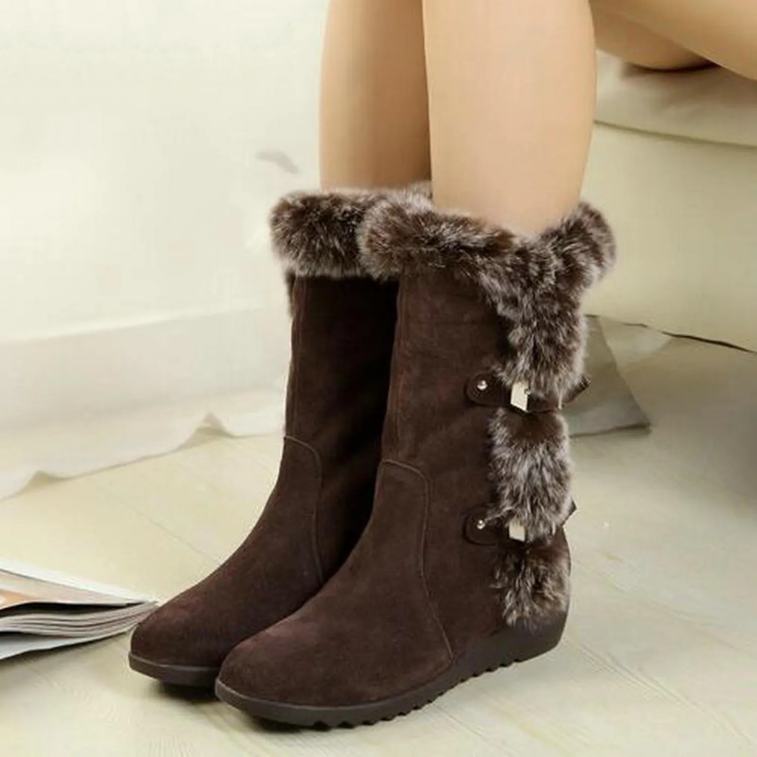 Women's Autumn/Winter Warm Suede Boots