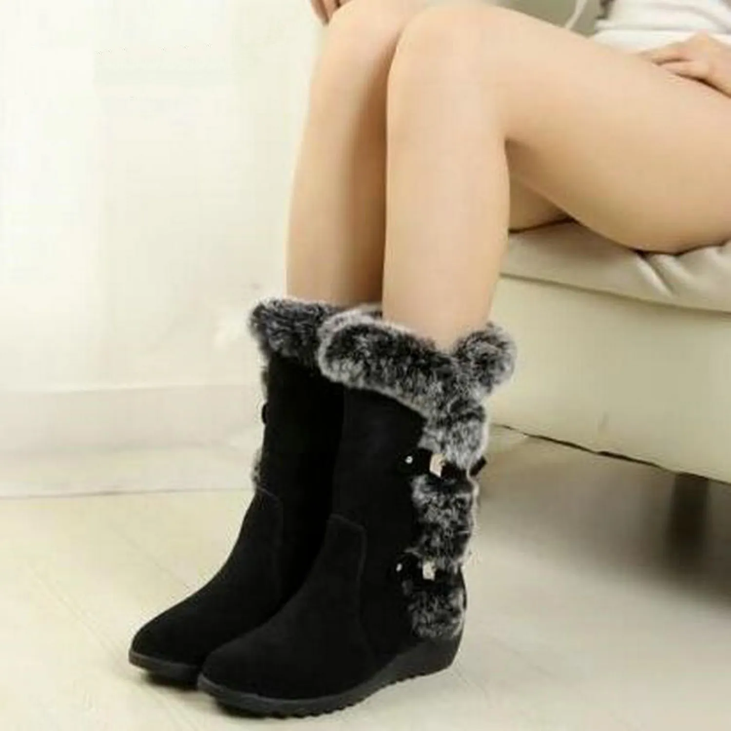 Women's Autumn/Winter Warm Suede Boots