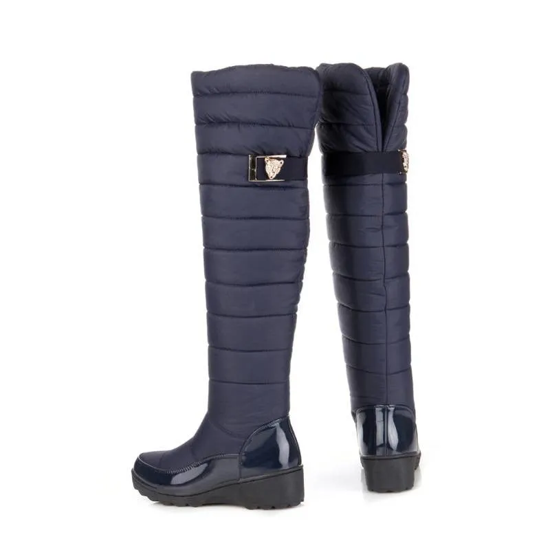 Women's Warm Over Knee High Winter Boots